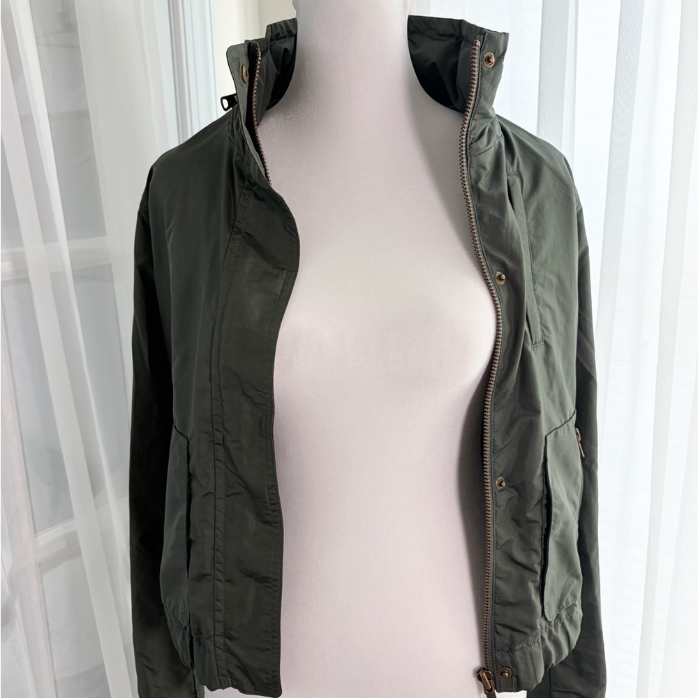 Athleta Utility Jacket in Olive Green